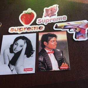 Supreme Assorted Stickers Sade Michael Jackson